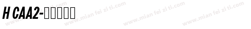 H CAA2字体转换